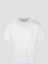 NEIL BARRETT ニール バレット ホワイト White Tシャツ メンズ 春夏2024 MY70266A Y521 CHALK WHITE 749N 【関税・送料無料】【ラッピング無料】 ia