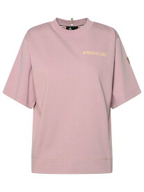 【5のつく日は全商品ポイント4倍】 MONCLER GRENOBLE モンクレール グルーノーブス ピンク PINK Tシャツ レディース 春夏2024 8C0000283927_523 【関税・送料無料】【ラッピング無料】 ia