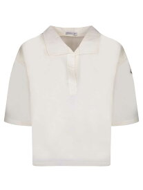 【5のつく日は全商品ポイント4倍】 MONCLER モンクレール ホワイト White Tシャツ レディース 春夏2024 8A0000889AJU_034 【関税・送料無料】【ラッピング無料】 ia