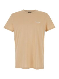 【本日5の付く日ポイント4倍!!】 BALMAIN バルマン ベージュ Beige Tシャツ メンズ 春夏2024 CH1EF000BB04GSE 【関税・送料無料】【ラッピング無料】 ia