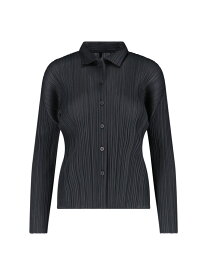 PLEATS PLEASE ISSEY MIYAKE ブラック Black シャツ レディース 春夏2024 PP46JJ105 15 【関税・送料無料】【ラッピング無料】 ia