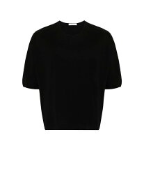 【本日5の付く日ポイント4倍!!】 LEMAIRE ルメール ブラック BLACK Tシャツ メンズ 春夏2024 TO1231 LJ1018BK999 【関税・送料無料】【ラッピング無料】 ia