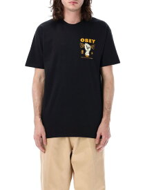 OBEY オベイ ブラック BLACK Tシャツ メンズ 春夏2024 165263779CBLK 【関税・送料無料】【ラッピング無料】 ia