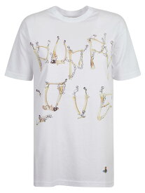 VIVIENNE WESTWOOD ヴィヴィアン・ウエストウッド ホワイト White Tシャツ レディース 春夏2024 3G01001Q J001MA401 【関税・送料無料】【ラッピング無料】 ia