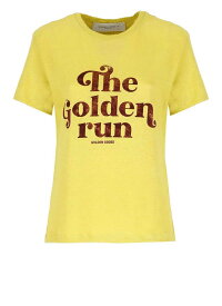 【本日5の付く日ポイント4倍!!】 GOLDEN GOOSE ゴールデン グース デラックス ブランド イエロー Yellow Tシャツ レディース 秋冬2023 GWP01221P001215_20340 【関税・送料無料】【ラッピング無料】 ia