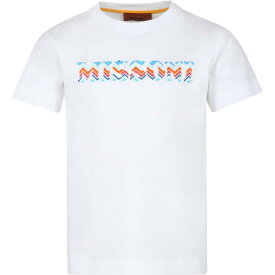 MISSONI ミッソーニ ホワイト White トップス ガールズ 春夏2024 MU8Q71 J0177 100MC 【関税・送料無料】【ラッピング無料】 ia