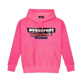 【毎月1日はエントリーでポイント3倍！】 DSQUARED2 ディースクエアード ピンク Pink トレーナー メンズ 秋冬2023 S74GU0291S25030_911 【関税・送料無料】【ラッピング無料】 ia