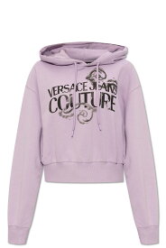 VERSACE JEANS COUTURE ヴェルサーチェ・ジーンズ・クチュール パープル Purple トレーナー レディース 春夏2024 76HAIG00CF01G_320 【関税・送料無料】【ラッピング無料】 ia