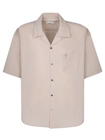 AMI ALEXANDRE MATTIUSSI アミ アレクサンドル マテュッシ ベージュ Beige シャツ メンズ 春夏2024 HSH219 CO0062 271 【関税・送料無料】【ラッピング無料】 ia