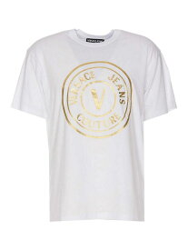 【本日5の付く日ポイント4倍!!】 VERSACE JEANS COUTURE ヴェルサーチェ・ジーンズ・クチュール Tシャツ レディース 秋冬2023 75GAHT05CJ00T_G03 【関税・送料無料】【ラッピング無料】 ia