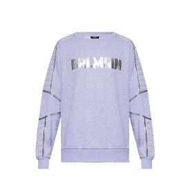 【本日5の付く日ポイント4倍!!】 BALMAIN バルマン グレー Gray トレーナー メンズ 秋冬2023 WH0JQ044B_153 【関税・送料無料】【ラッピング無料】 ia