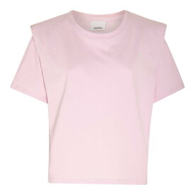 【毎月1日はエントリーでポイント3倍！】 ISABEL MARANT イザベル マラン ピンク Pink Tシャツ レディース 春夏2024 TS0041FAA1N41I40LK 【関税・送料無料】【ラッピング無料】 ia