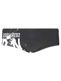 【楽天スーパーSALE!!30000円以上2000円OFFクーポン対象】 DSQUARED2 ディースクエアード ホワイト White/Black スイムウェア メンズ 春夏2024 D7B2E5410 010 【関税・送料無料】【ラッピング無料】 ia