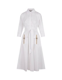 【5のつく日は全商品ポイント4倍】 MAX MARA マックス マーラ ホワイト White オールインワン レディース 春夏2024 2411221132600_006 【関税・送料無料】【ラッピング無料】 ia