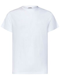 JIL SANDER ジル サンダー ホワイト White Tシャツ メンズ 春夏2024 J21GC0002J45084100 【関税・送料無料】【ラッピング無料】 ia