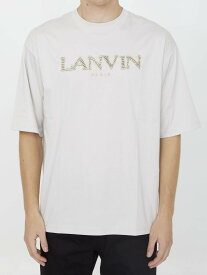 【5のつく日は全商品ポイント4倍】 LANVIN ランバン ベージュ BEIGE Tシャツ メンズ 秋冬2023 RMTS9026J029A23_04 【関税・送料無料】【ラッピング無料】 ia