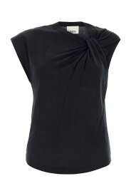 【毎月1日はエントリーでポイント3倍！】 ISABEL MARANT イザベル マラン ブラック Black Tシャツ レディース 春夏2024 TS0175FAA1N41I 01BK 【関税・送料無料】【ラッピング無料】 ia