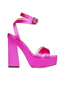 【楽天スーパーSALE!!200000円以上5000円OFFクーポン対象】 JIMMY CHOO ジミーチュウ パープル Fuchsia サンダル レディース 春夏2023 GAIA140SATFUCHSIA 【関税・送料無料】【ラッピング無料】 ia