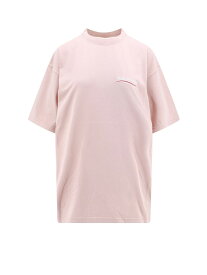 BALENCIAGA バレンシアガ ピンク Pink Tシャツ レディース 春夏2024 641655TKVJ1_1764 【関税・送料無料】【ラッピング無料】 ia