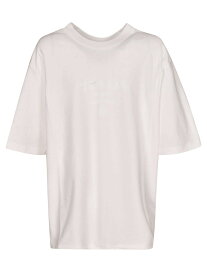 PRADA プラダ ホワイト White Tシャツ メンズ 春夏2024 UJN897OOO14LBF0009 【関税・送料無料】【ラッピング無料】 ia