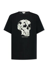 ALEXANDER MCQUEEN アレキサンダー マックイーン ブラック BLACK Tシャツ メンズ 秋冬2024 794579 QXAAA 1000 【関税・送料無料】【ラッピング無料】 ia