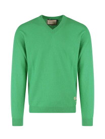 GUCCI グッチ グリーン Green ニットウェア メンズ 秋冬2023 729489XKC0M_3001 【関税・送料無料】【ラッピング無料】 ia