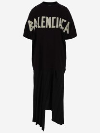 【楽天スーパーSALE!!300000円以上10000円OFFクーポン対象】 BALENCIAGA バレンシアガ ブラック Black ドレス レディース 春夏2024 790651 TPO381000 【関税・送料無料】【ラッピング無料】 ia