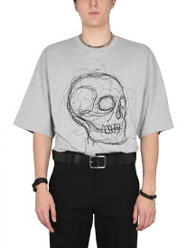 【楽天スーパーSALE!!50000円以上3000円OFFクーポン対象】 ALEXANDER MCQUEEN アレキサンダー マックイーン グレー Grey Tシャツ メンズ 春夏2023 735266QUZ43_0902 【関税・送料無料】【ラッピング無料】 ia