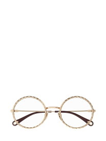 【三連休クーポン配布中！】 CHLOE EYEWEAR クロエ・アイウェア サングラス・メガネ レディース 春夏2024 CH0232O007 gold gold transparent 【関税・送料無料】【ラッピング無料】 ia