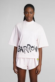 BARROW バロウ Tシャツ メンズ 春夏2023 034097 BW008 LIGHT PINK 【関税・送料無料】【ラッピング無料】 ia