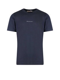 MARNI マルニ ブルー Blue Tシャツ メンズ 春夏2023 HUMU0198PDUSCS87 LOB99 【関税・送料無料】【ラッピング無料】 ia