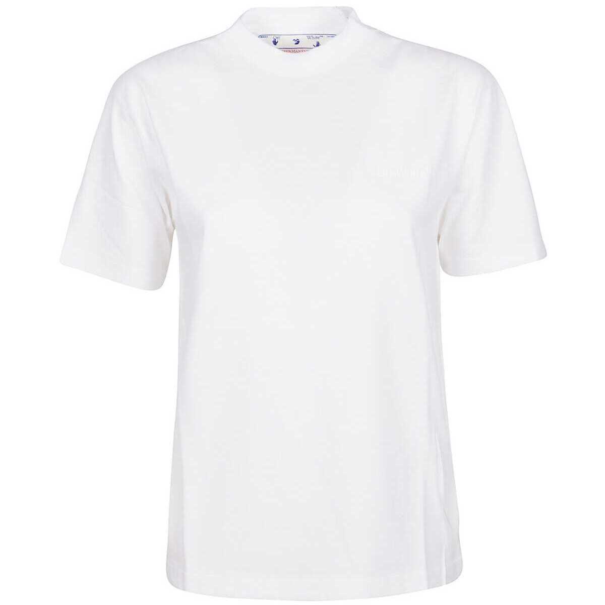 OFF WHITE オフホワイト WHITE (White) Tシャツ レディース 春夏2023