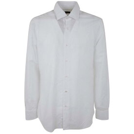 【楽天スーパーSALE!!50000円以上3000円OFFクーポン対象】 BARBA NAPOLI バルバ ホワイト White シャツ メンズ 春夏2023 K1U12P0134082.U 0001 WHITE 【関税・送料無料】【ラッピング無料】 ia