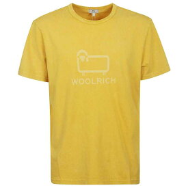 【本日0のつく日ポイント4倍！】 WOOLRICH ウールリッチ Tシャツ メンズ 春夏2023 CFWOTE0096MRUT3369 2165 FIRE YELLOW 【関税・送料無料】【ラッピング無料】 ia