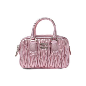 【5のつく日は全商品ポイント4倍】 MIU MIU ミュウ ミュウ ピンク Pink トートバッグ レディース 秋冬2022 5BP077 N88 F0XDS 【関税・送料無料】【ラッピング無料】 ia