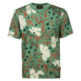 【5のつく日は全商品ポイント4倍】 PAUL SMITH ポールスミス Tシャツ メンズ 春夏2023 M2R.220X.K21798 33 EMERALD GREEN 【関税・送料無料】【ラッピング無料】 ia