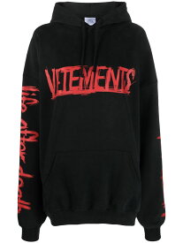 【本日5の付く日ポイント4倍!!】 VETEMENTS ヴェトモン ブラック Black トレーナー レディース 秋冬2023 UE54HD600B BLACK 【関税・送料無料】【ラッピング無料】 ia