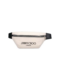 JIMMY CHOO ジミーチュウ ベージュ Cream バッグ メンズ 秋冬2023 FINSLEY CZM NATURAL BLACK 【関税・送料無料】【ラッピング無料】 ia