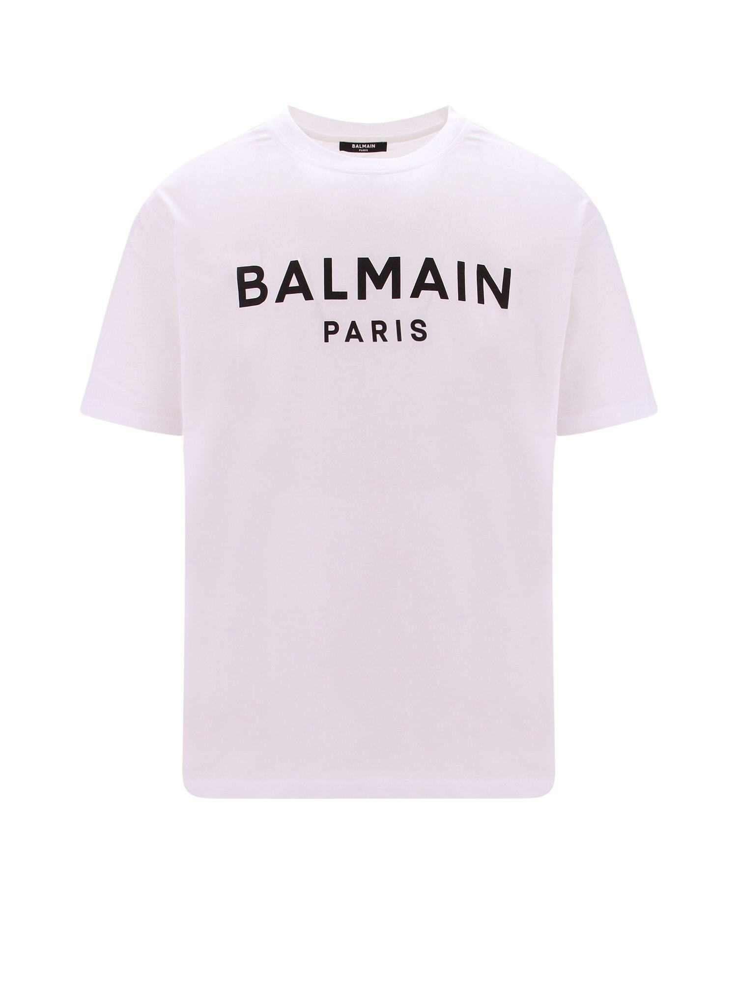 BALMAIN バルマン White GAB 秋冬2023 Tシャツ BH1EG000BB73 メンズ ia