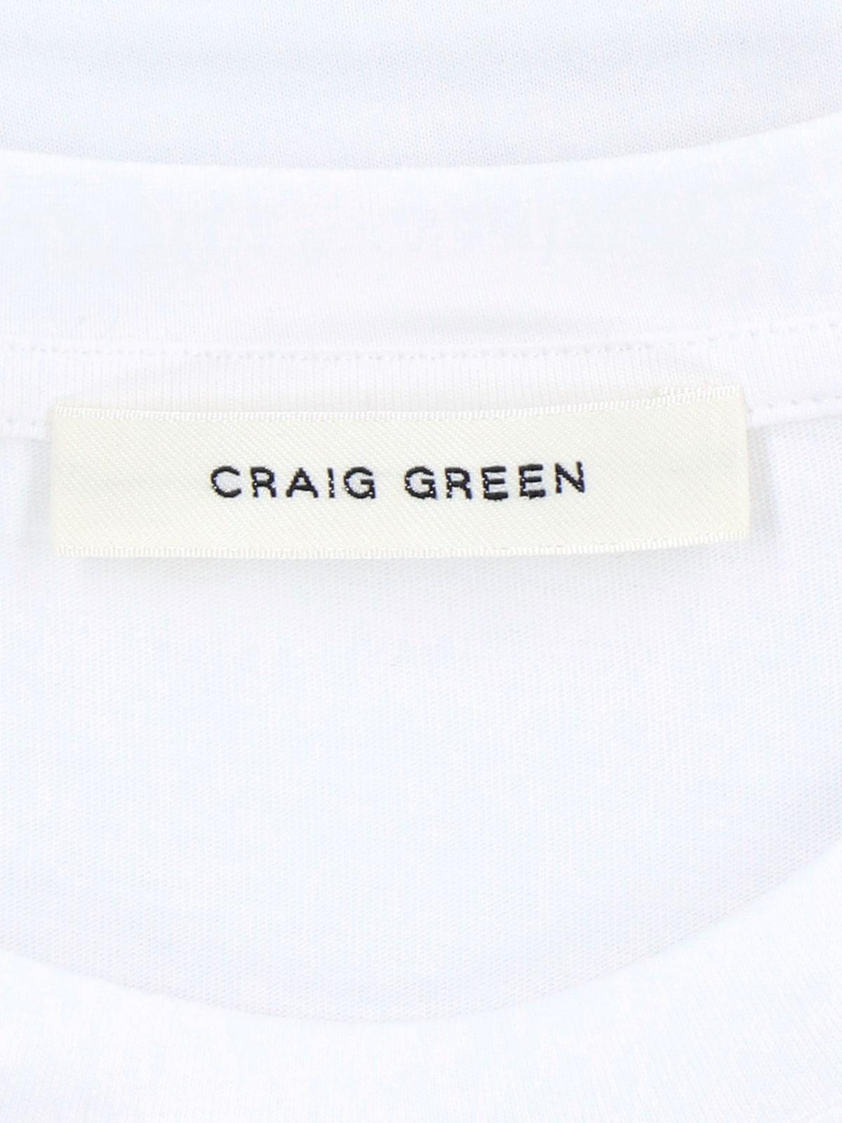 CRAIG GREEN クレイググリーン White Tシャツ メンズ 秋冬2023 CGSS23CJETSS13 WHITE  ia