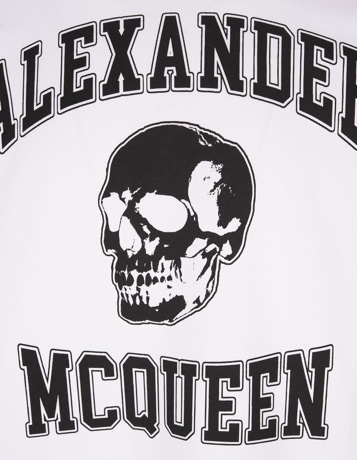 ALEXANDER MCQUEEN アレキサンダー マックイーン Bianco Tシャツ メンズ 秋冬2023 759442-QVZ29 0910  ia