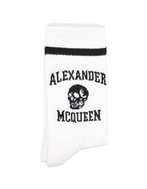 ALEXANDER MCQUEEN アレキサンダー マックイーン ホワイト WHITE ソックス メンズ 秋冬2023 758295 4102Q9060 【関税・送料無料】【ラッピング無料】 ia