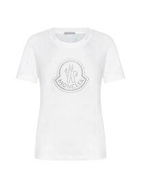 MONCLER モンクレール ホワイト Bianco Tシャツ レディース 秋冬2023 8C00034 829FB033 【関税・送料無料】【ラッピング無料】 ia