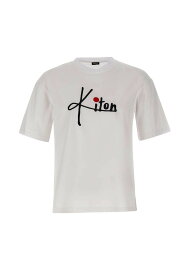 KITON キートン ホワイト WHITE Tシャツ メンズ 秋冬2023 UMK030201 00B 【関税・送料無料】【ラッピング無料】 ia