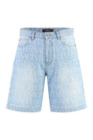 VERSACE ヴェルサーチ ブルー Denim ショーツ メンズ 秋冬2023 10102051A07661_1D380 【関税・送料無料】【ラッピング無料】 ia