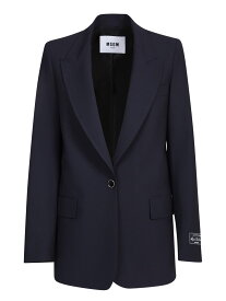 MSGM エムエスジーエム ブルー Blue ジャケット レディース 秋冬2023 3541MDG12 237606 89 【関税・送料無料】【ラッピング無料】 ia