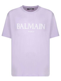 【本日5の付く日ポイント4倍!!】 BALMAIN バルマン パープル Purple Tシャツ メンズ 春夏2023 AH0EG000 BC27 QCU 【関税・送料無料】【ラッピング無料】 ia