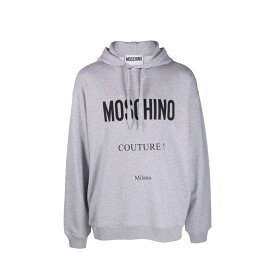 MOSCHINO モスキーノ グレー Gray トレーナー メンズ 秋冬2023 SWEATSHIRTS HOODIES 【関税・送料無料】【ラッピング無料】 ia