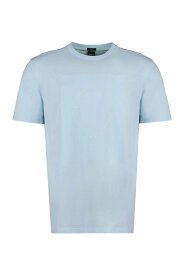 HUGO BOSS ヒューゴボス ブルー Light Blue Tシャツ メンズ 秋冬2023 50494337_471 【関税・送料無料】【ラッピング無料】 ia