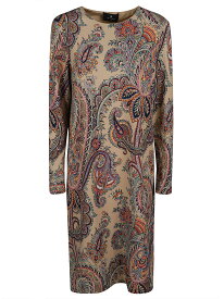 【15,000円以上1,000円OFF!!】 ETRO エトロ ベージュ Beige ドレス レディース 秋冬2023 185105099 800 【関税・送料無料】【ラッピング無料】 ia